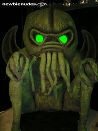 Another look at Great Cthulhu in my basement for chat friends