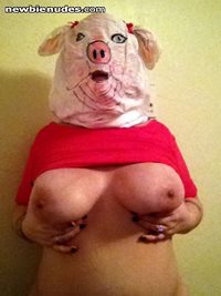 What a fat, unfuckable pig!