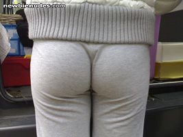 my bum in tracksuit bottoms