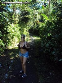 friend of mine on a hike... look at those tits
