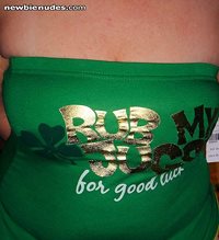 St. Patty's day in Chi town, trying to decide what shirt to wear. This one?...
