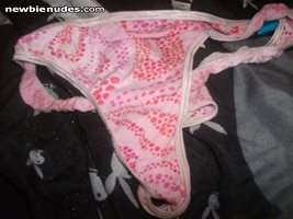 my wet undies that were in my pussy