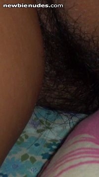 Close up of my wife's pubes