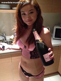 Anyone for a little pink?... Isn't my Chinese wife hot..?