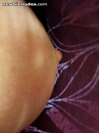 TOF pic sent to me from the wife sexybitch76 from her desk at work with her cube mate only about a foot away from her. Sexy bitch. :)