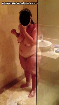 51 Year Old Wife - in the shower