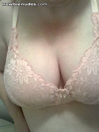 Fitting room pic of my new bra XX