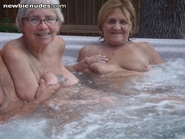 Hot tub fun.