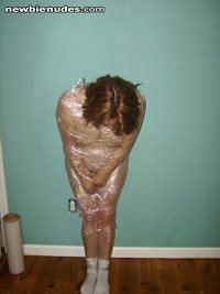 I love plastic wrap so many things you can do with it its not just to wrap ...