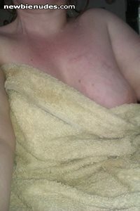 Just out of the shower1