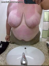 GGG after tanning! please vote for my 42G's
