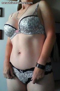 even in an anti-social mood i love my lingerie...can anyone tell what's on ...