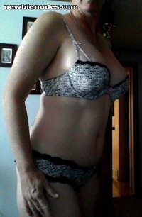 even in an anti-social mood i love my lingerie...can anyone tell what's on ...