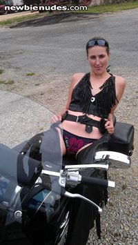 Fun pics with Bike let her know what you think ...