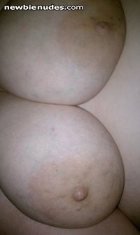 Wifes big tits