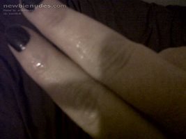 New fuck buddies wet fingers after they have been in her pussy!