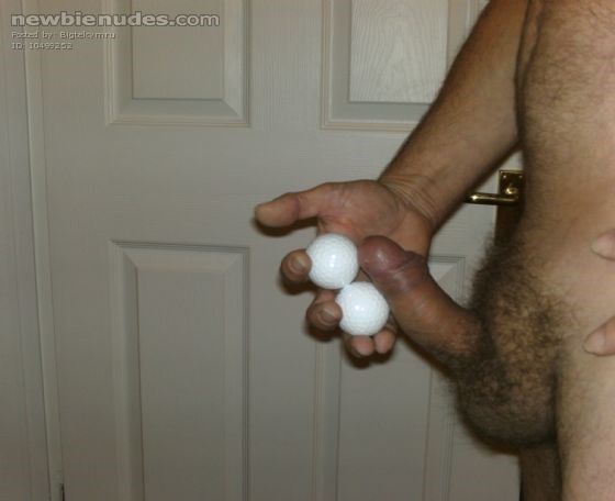 She said she wanted to see me playing with my cock and balls.