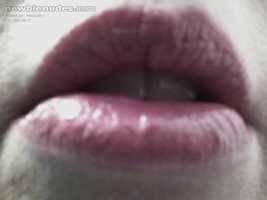 Wishing my lips were wrapped around your cock...