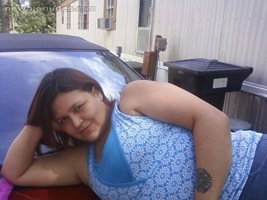 Laying on a Car