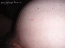 Some mens cum on my belly after fuck session