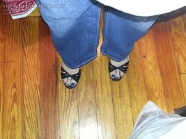 Few Random pics.  A foot shot if her freshly painted toes before a night ou...