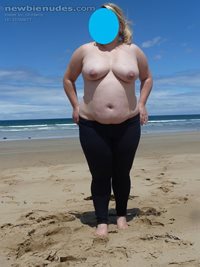 About to my cunt out on the beach..