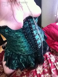 Playing dress up in green