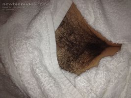 Lovely framed hairy pussy