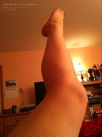 what do you think of my leg? would you like it wrapped around you?