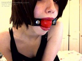 I'm a noisy little whore that's moans need to be muffled, left drooling for...