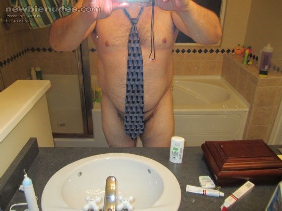 Someone told me a man in a tie is sexy.  Well I hope she likes it.  :)