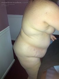 What do you think of this view? You can view side of my fat tits and my fat...