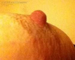 Nipple is in need of a pinch , twist , bite or suck