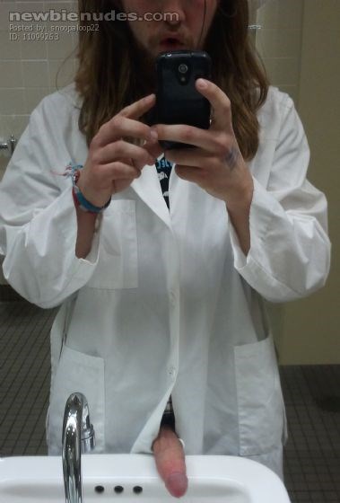 Goofing off at work!