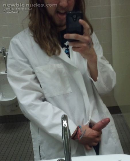 Goofing off at work!