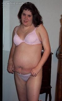 Me posing in my underwear fir hubby and his friends on a dare