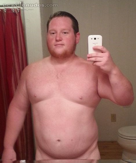 Post workout just out of the shower.