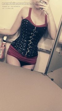 Hanging out in my corset :)
