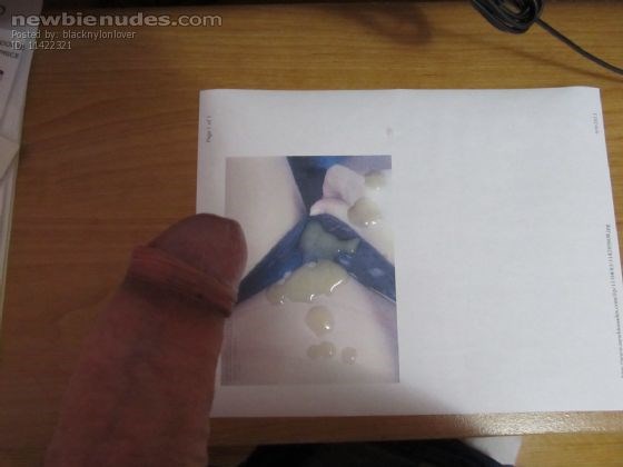 cumming on Just Plain Me, sweet pussy and yummy black panties :)