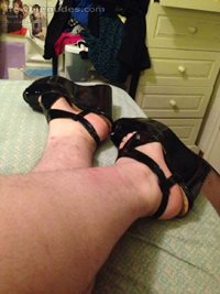 i'm not so much into feet myself but i got a new pair of heels and they're ...