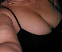 A friends cleavage!! So perky
