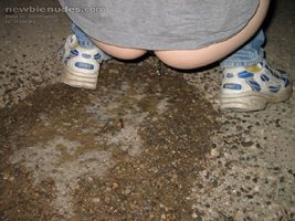 gf taking a piss in my piss puddle