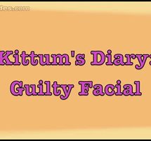 Facial Cumshot for a Guilty Whore; Kittums Debut