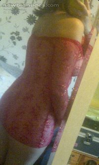 Sneaky pic of a new dress....