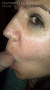 Wife sucking, pic 3