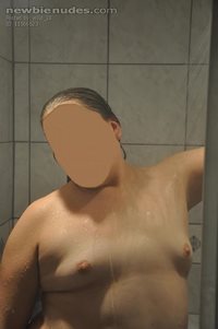 having fun in the shower!!