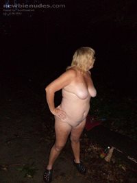 Wife Naked in Woods
