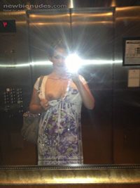 Sneaking a selfie in a DC elevator!
