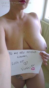 Want a private photo with your name of it too? PM me...