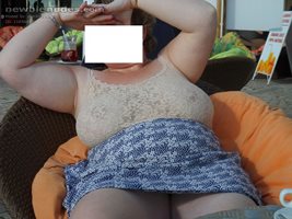 some holiday pics of me braless hope you like them :)